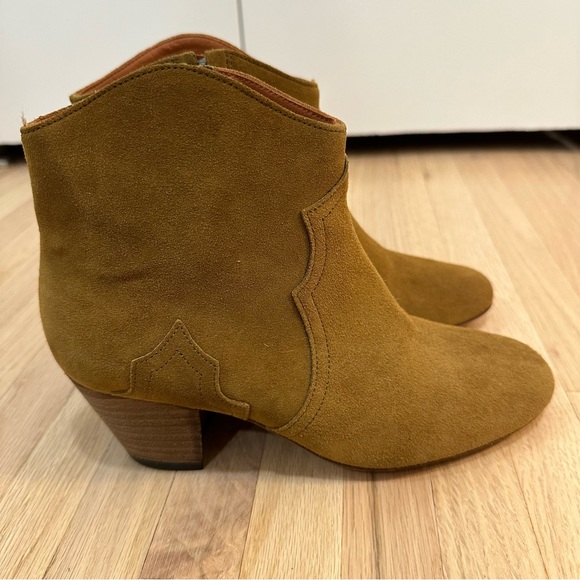 NEW Isabel Marant Suede Dicker Heeled Ankle Boot 36 - Picture 3 of 13